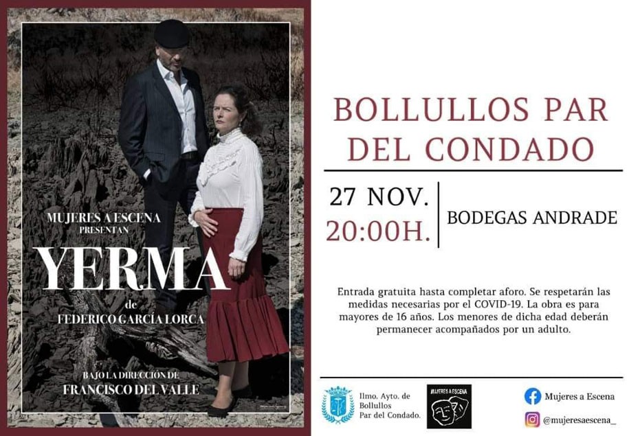 OBRA DE TEATRO YERMA - BODEGAS ANDRADE