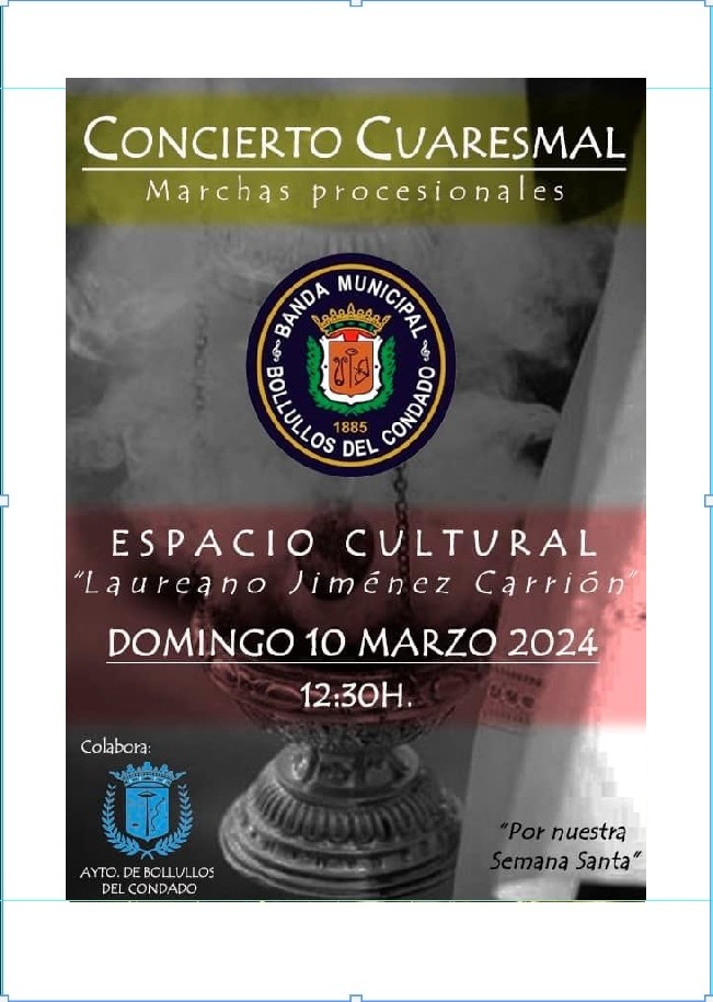 CONCIERTO CUARESMAL DE LA BANDA MUNICIPAL
