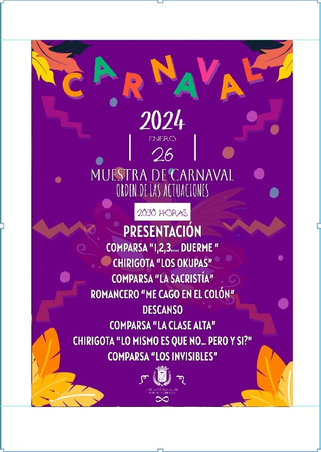 COMIENZA LA MUESTRA DEL CARNAVAL 2024