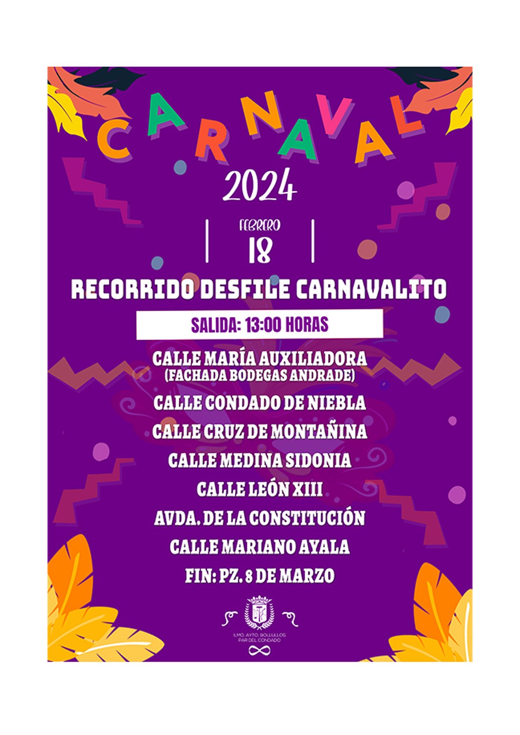 RECORRIDO CARNAVALITO 2024