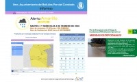 AVISO AMARILLO POR FENÓMENOS METEOROLÓGICOS ADVERSOS - 3 y 4 de febrero 2026
