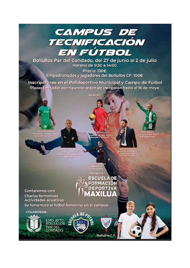 CAMPUS DE TECNIFICACIÓN EN FÚTBOL