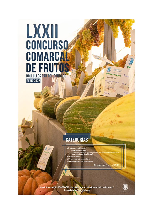 LXXII CONCURSO COMARCAL DE FRUTOS