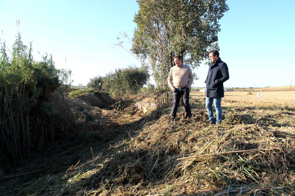 LAS OBRAS DE LIMPIEZA DEL ARROYO CERRADA MARCHAN A BUEN RITMO