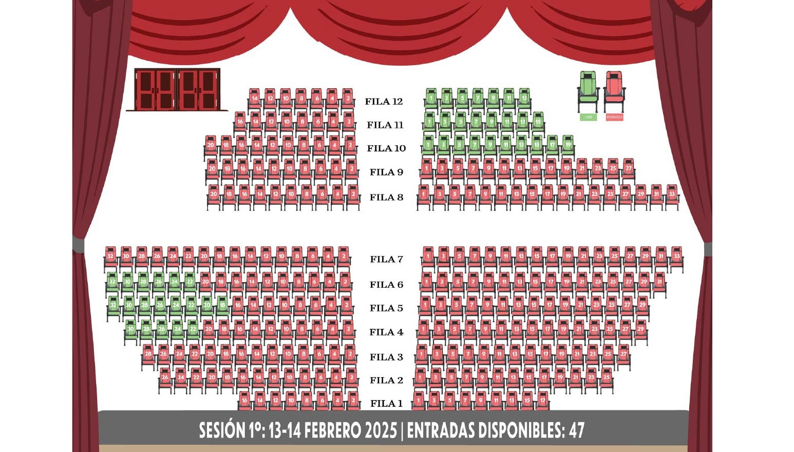 ENTRADAS PARA LA MUESTRA DE AGRUPACIONES DE CARNAVAL 2025