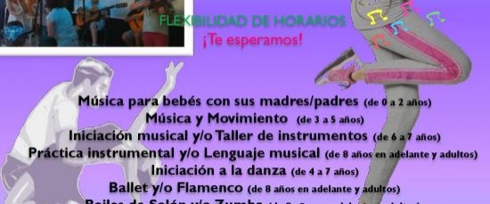 CAMAPAÑA DE INSCRIPCIÓN DE LA ESCUELA MUNICIPAL DE MÚSICA