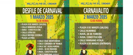 BOLLULLOS SE VISTE DE FIESTA CON EL GRAN DESFILE DE CARNAVAL 2025
