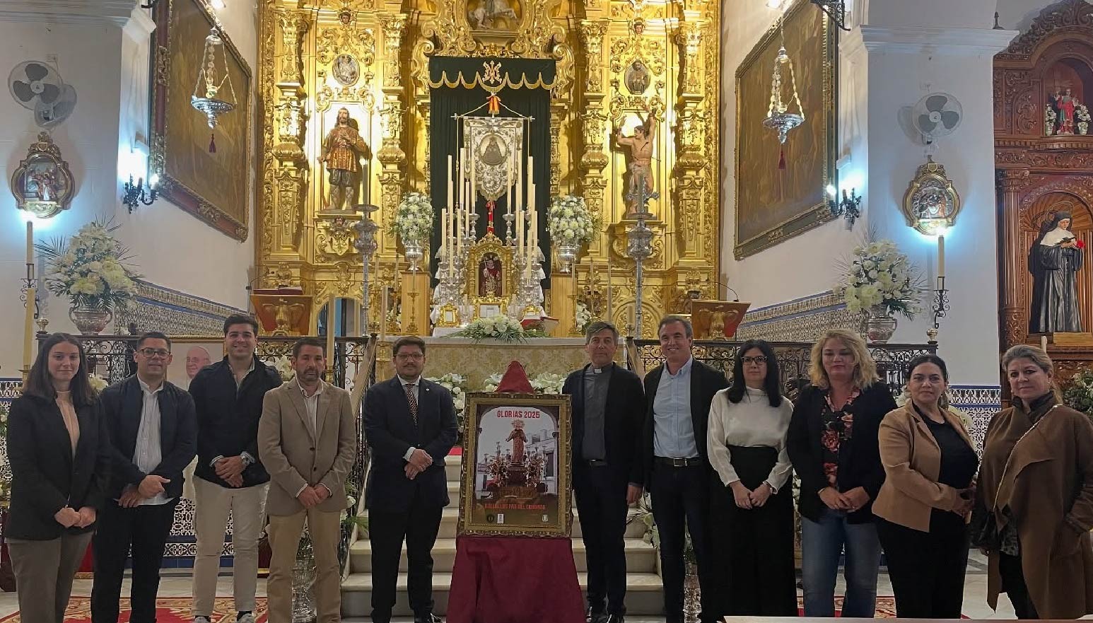 JUAN CARLOS RUIZ AUTOR DEL CARTEL DE GLORIAS 2025