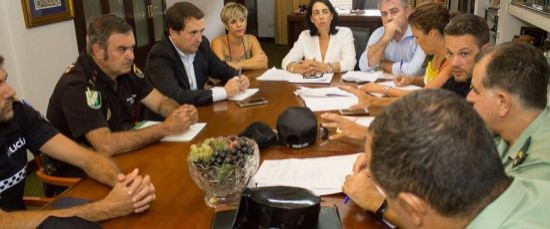 LA ALCALDESA PRESIDE LA JUNTA DE SEGURIDAD CIUDADANA – FERIA 2018