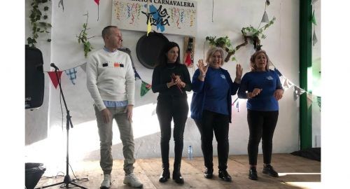 GRAN AMBIENTE EN LA PREVIA DE CARNAVAL ORGANIZADA POR "LA TIZNÁ"