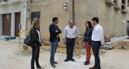 El Alcalde visita las obras PFEA