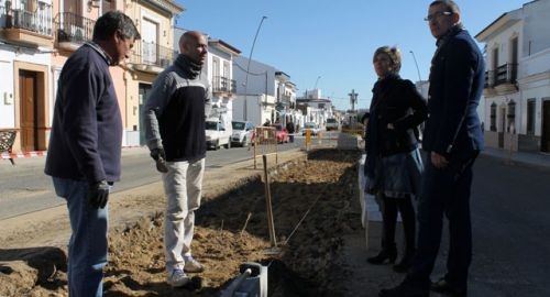 EL ALCALDE MUY SATISFECHO CON LA MARCHA DE LAS OBRAS DEL PFEA