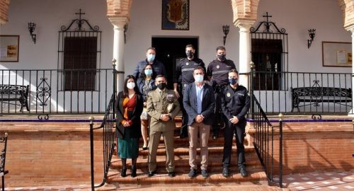 EL ALCALDE RECIBE AL CORONEL DEL EJÉRCITO DE TIERRA AMÓS PARAMIO