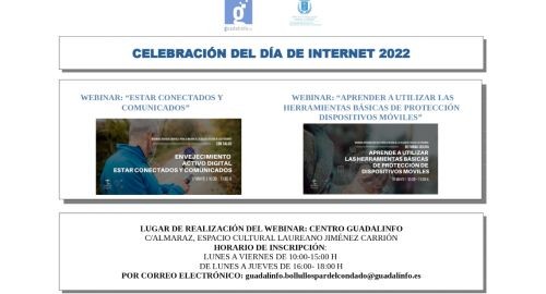 GUADALINFO ORGANIZA DOS WEBINAR PARA EL DÍA MUNDIAL DE INTERNET