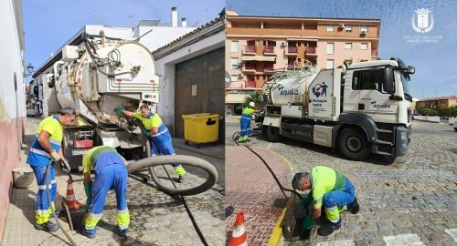 TRABAJOS DE LIMPIEZA DE IMBORNALES Y REDES DE SANEAMIENTO