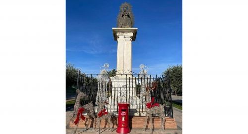 EL BUZÓN REAL ESTARÁ EN EL MONUMENTO DE NUESTRA PATRONA HASTA LA VÍSPERA DE REYES.