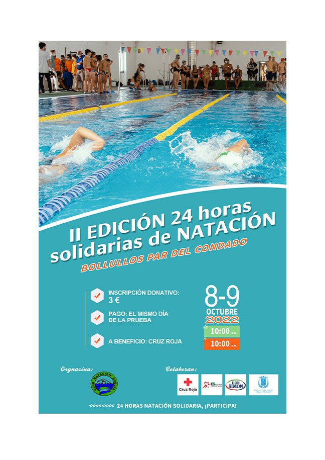 II EDICION 24 HORAS SOLIDARIAS DE NATACIÓN