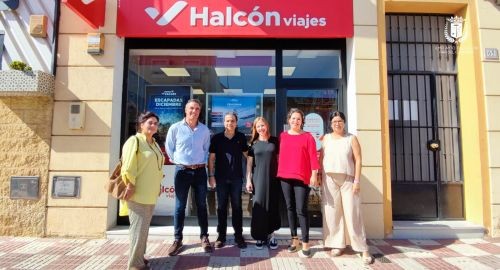 EL ALCALDE VISITA LAS NUEVAS INSTALACIONES DE HALCÓN VIAJES EN SU 25 ANIVERSARIO