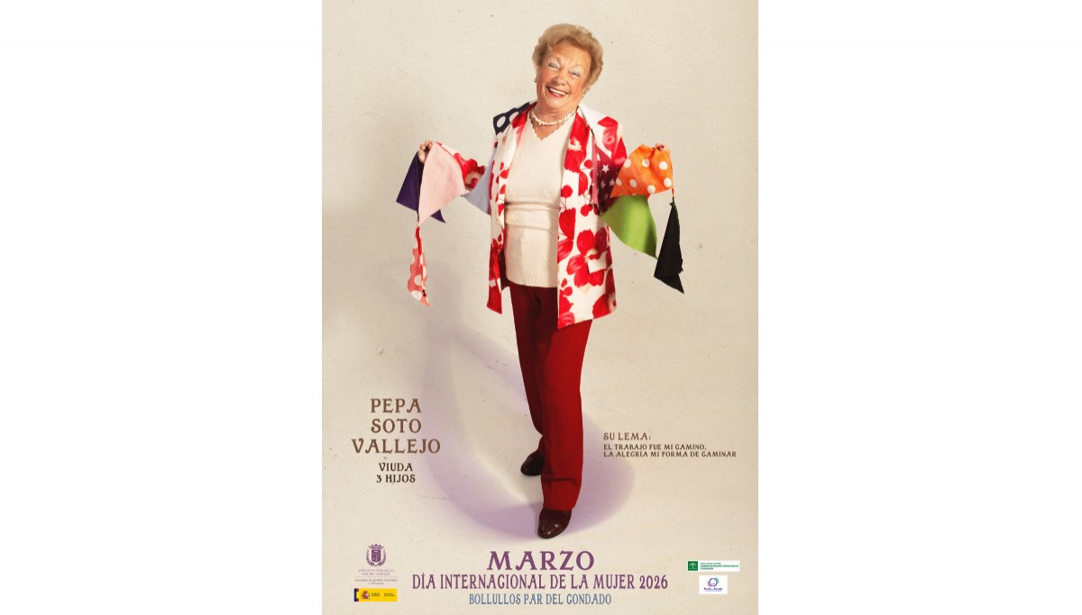 PEPA SOTO VALLEJO PONE ROSTRO AL CARTEL DEL 8 DE MARZO DE 2026 - ACTIVIDADES