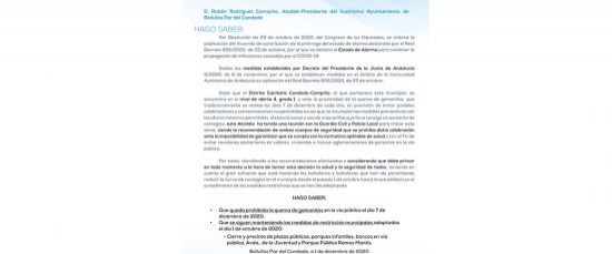 BANDO MUNICIPAL 1 DE DICIEMBRE DE 2020