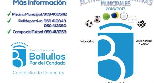 Actividades Deportivas Municipales 2016/2017 - Modelo Inscripción