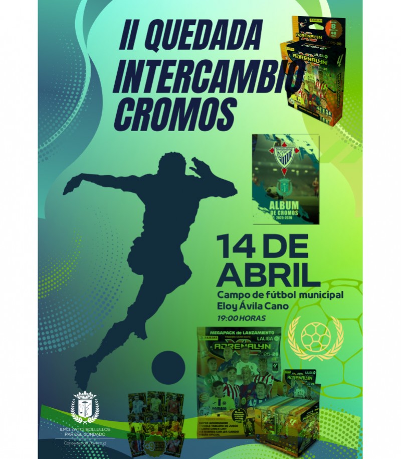 II QUEDADA INTERCAMBIO DE CROMOS ADRENALYN