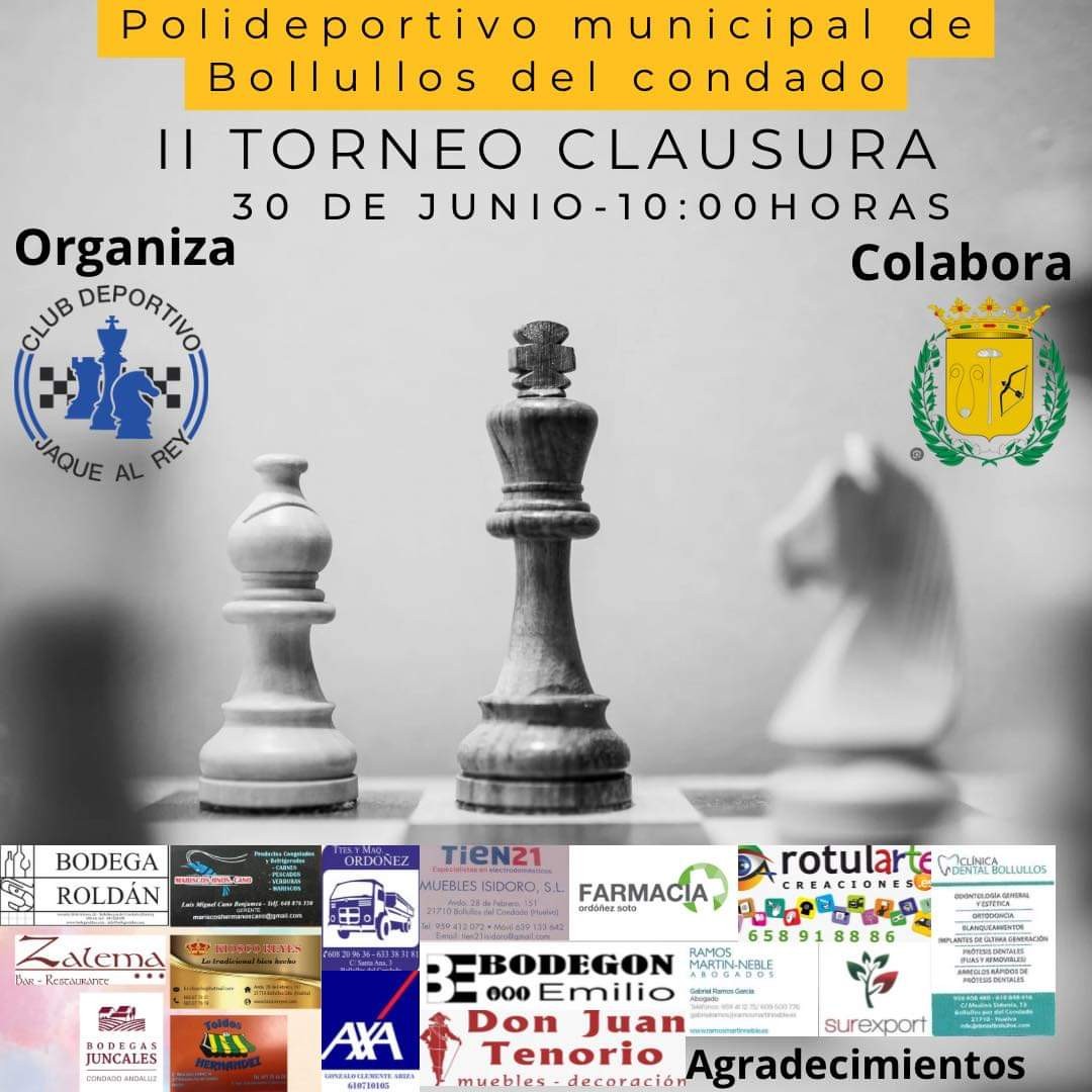 II TORNEO CLAUSURA DE AJEDREZ