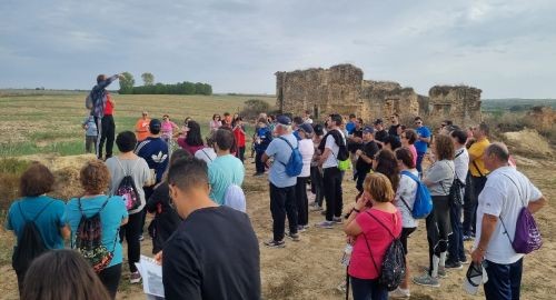 MAGNIFICO AMBIENTE EN LA RUTA SENDERISMO CON TOSTÓN AL CONVENTO DE MORAÑINA