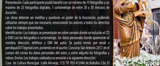 CONCURSO FOTOGRÁFICO Y CORTOS “SAN ANTONIO DE PADUA”