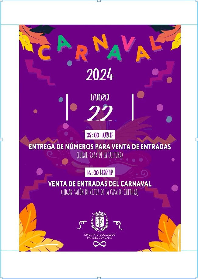 LOS NÚMEROS PARA LA COMPRA DE ENTRADAS SE DARÁN EL LUNES 22