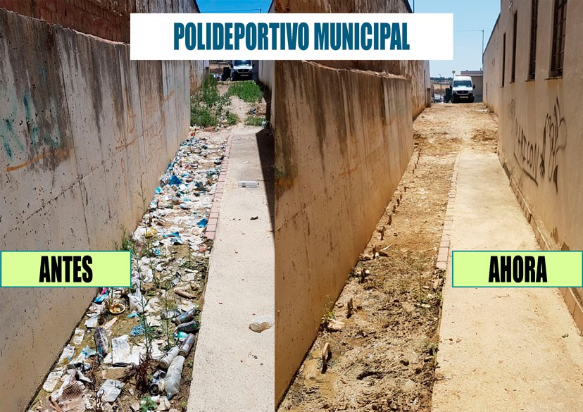 LIMPIEZA EN CALLES Y ZONAS DEL MUNICIPIO DE BOLLULLOS