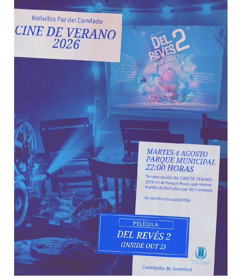 CINE DE VERANO 2026: "DEL REVÉS 2"
