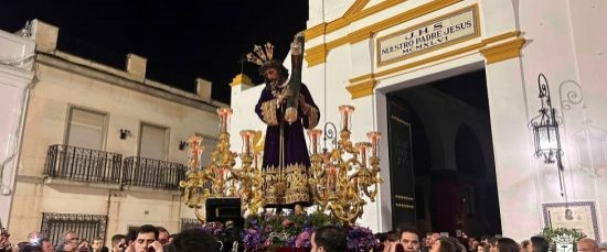 BOLLULLOS ACOGIÓ EL XIV VÍA CRUCIS NAZARENO DEL CONDADO DE HUELVA