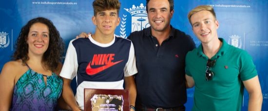 EL ALCALDE RECIBE A RUBÉN VALDERA ANTES DE PARTIR HACIA MADRID