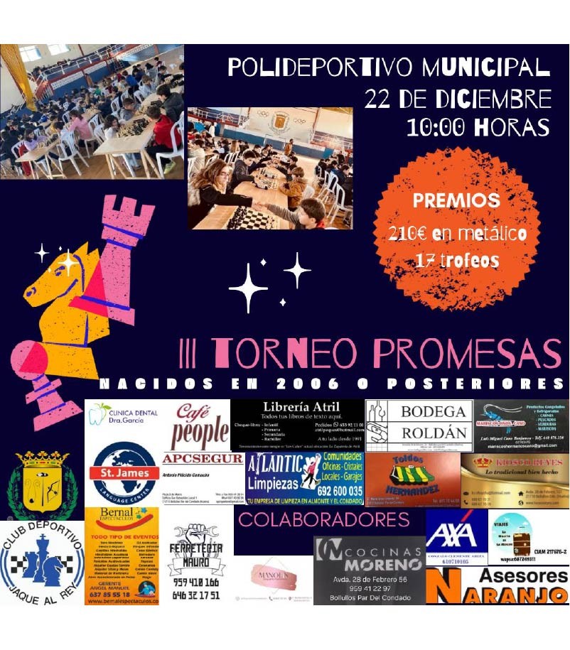 TERCER TORNEO PROMESAS DE AJEDREZ 2024