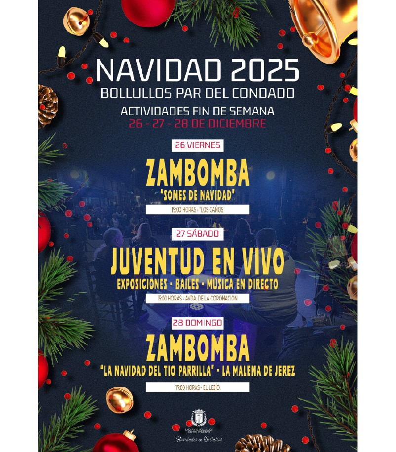 FIN DE SEMANA NAVIDEÑO LLENO DE MÚSICA, JUVENTUD Y TRADICIONES