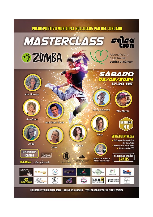 MASTERCLASS SOLIDARIA DE ZUMBA & SALSATION