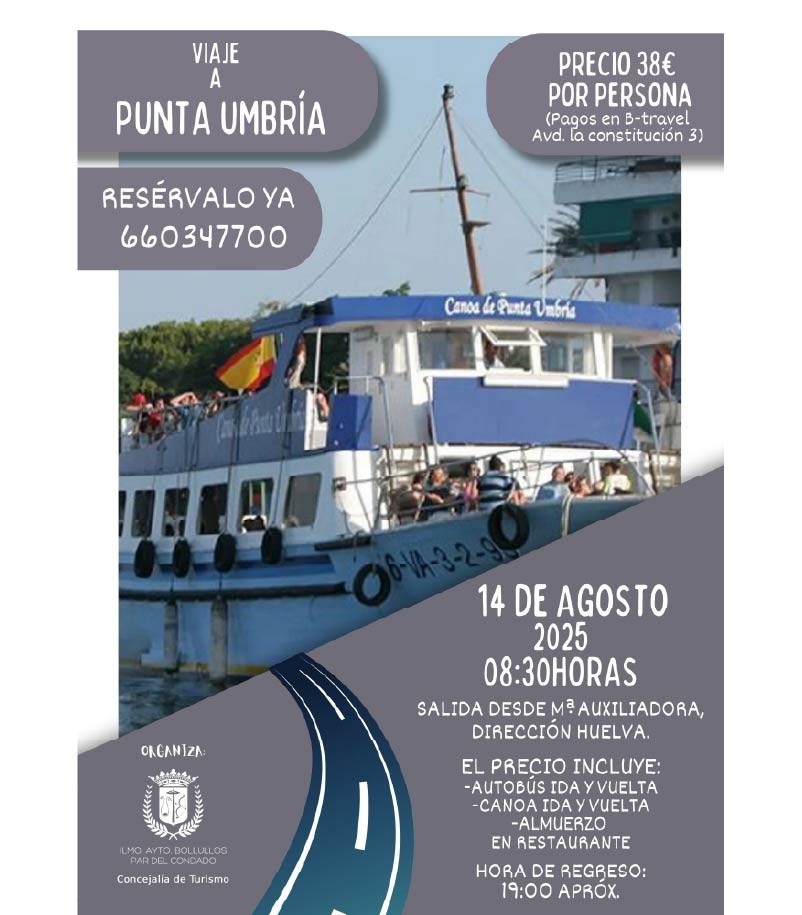 VIAJE A PUNTA UMBRÍA - VERANO 2025