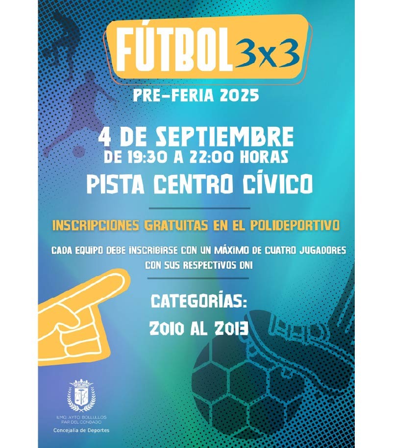TORNEO DE FÚTBOL 3x3
