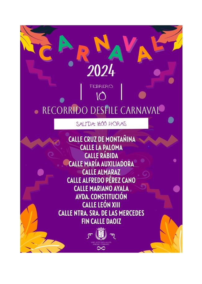 RECORRIDO DESFILE CARNAVAL