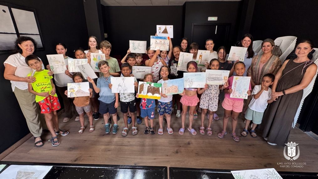 LOS MENORES DEL CAMPAMENTO DE VERANO DE LA ASOCIACIÓN ESPERANZA DESCUBREN EL PATRIMONIO LOCAL