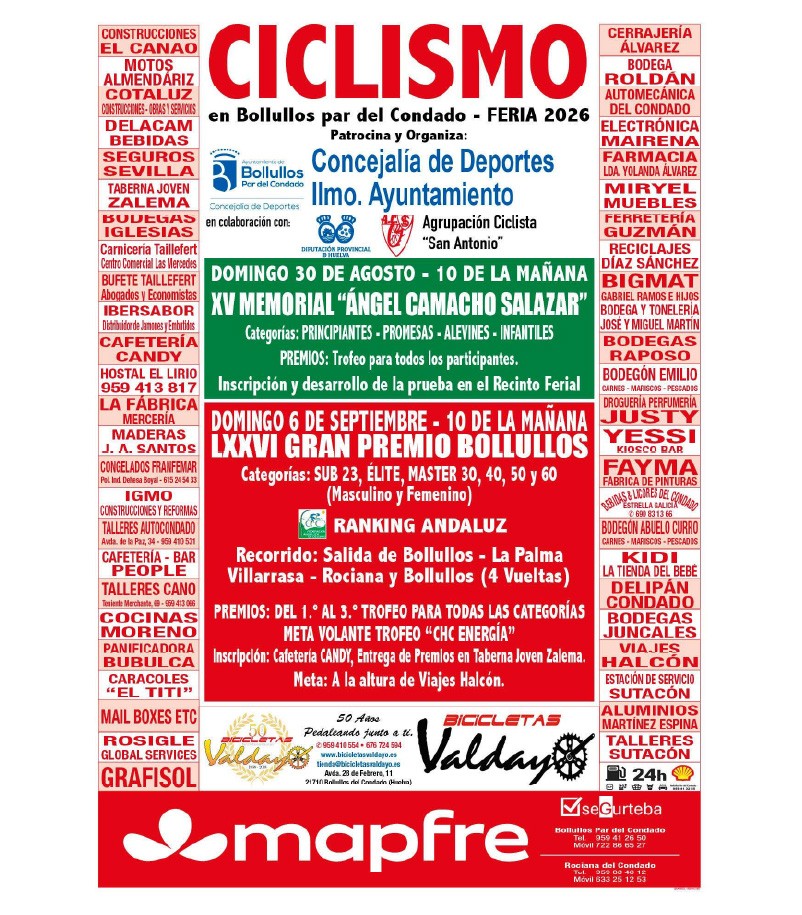 LXXVI EDICIÓN DEL GRAN PREMIO DE CICLISMO