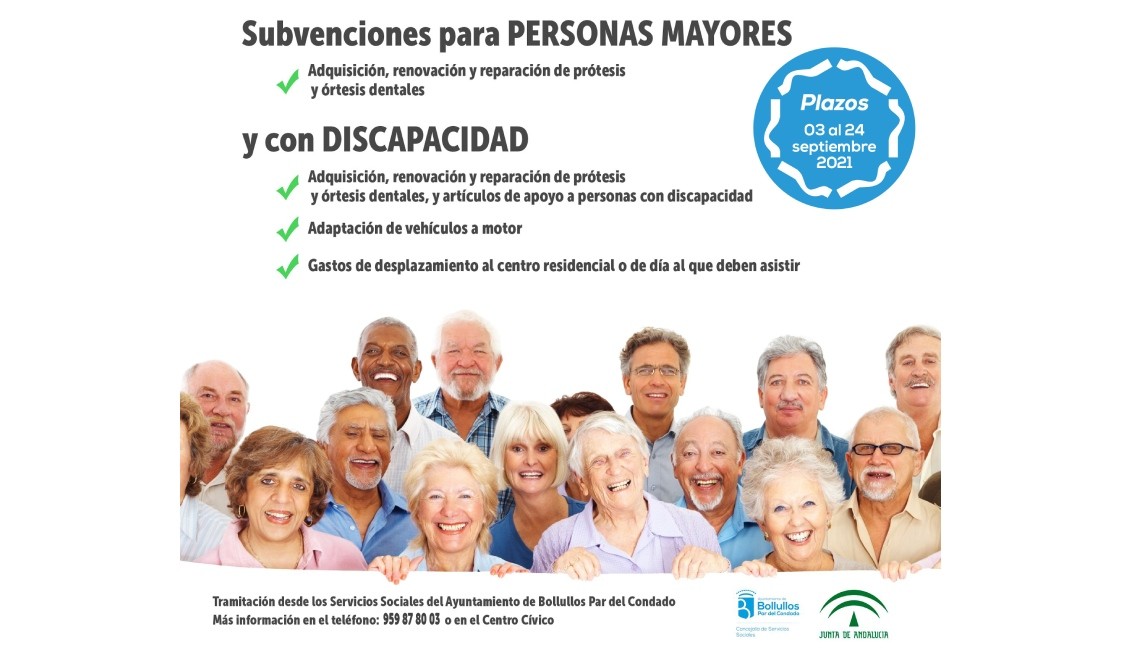 SUBVENCIÓN DE LA JUNTA DE AYUDAS PARA MAYORES Y DISCAPACITADOS