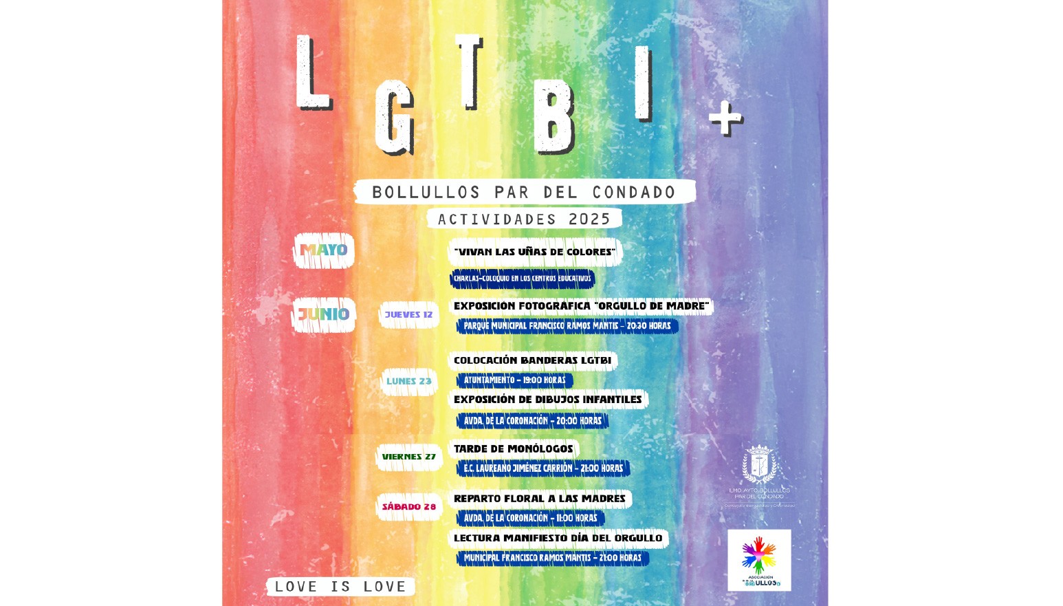 PROGRAMA DE ACTIVIDADES LGTBI+ 2025