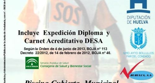 Nuevo curso de socorrista acuático profesional en La Piscina Municipal de Bollullos