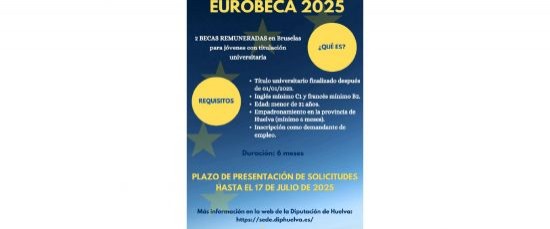 CONVOCATORIA DEL PLAN HEBE: EUROBECA 2025 “BRUSELAS”