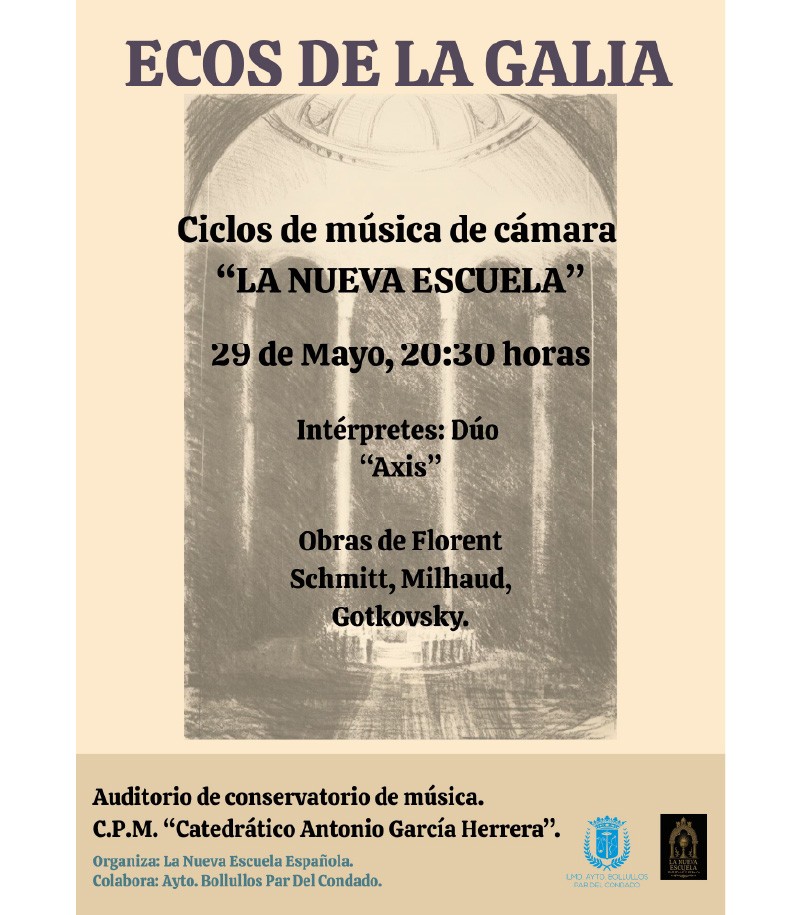 CONCIERTO DE MÚSICA DE CÁMARA "ECOS DE LA GALIA"