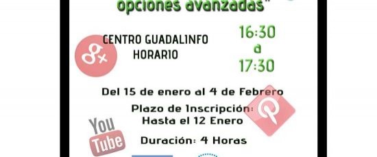 Curso “Manejo del teléfono móvil” opciones avanzadas