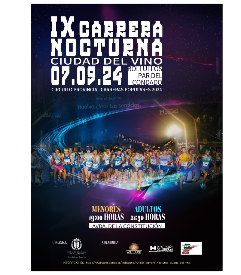 IX CARRERA NOCTURNA “CIUDAD DEL VINO”