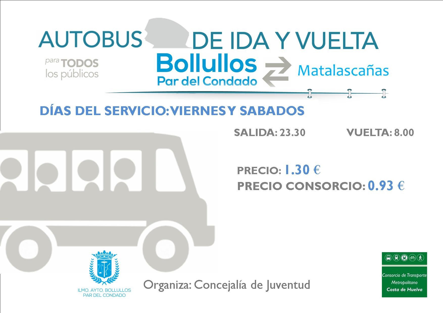 AUTOBUSES A MATALASCAÑAS LOS FINES DE SEMANA